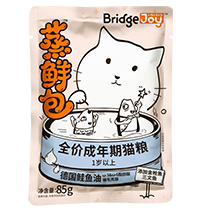 比瑞吉俱樂部蒸鮮包全價成年期貓糧 添加金槍魚三文魚