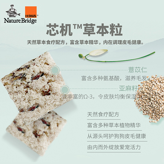 比瑞吉無谷草本全價小型犬糧（皮毛優護全期） 添加深海魚油