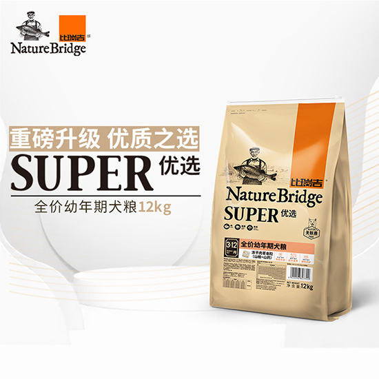 比瑞吉優選全價全犬種幼年期犬糧