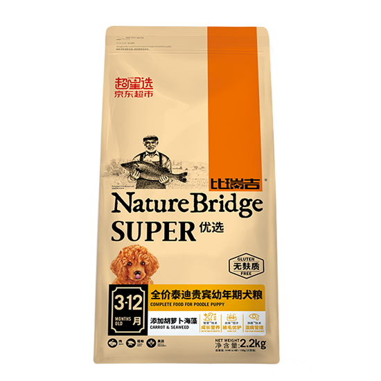 比瑞吉優選全價泰迪貴賓幼年期犬糧（JD專供）