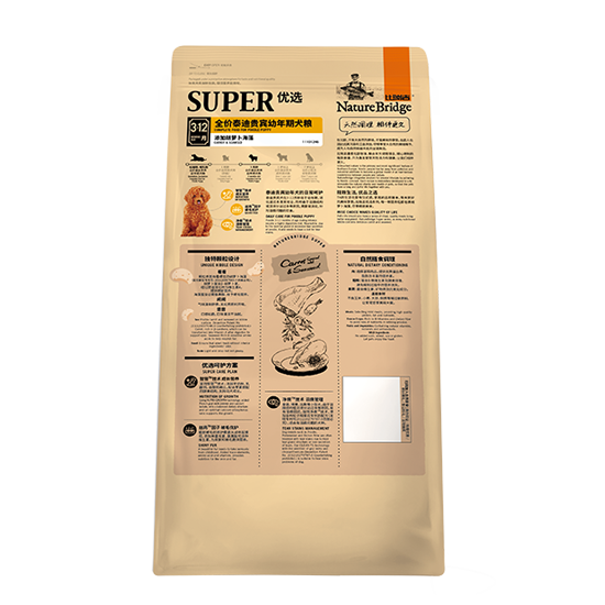 比瑞吉優選全價泰迪貴賓幼年期犬糧（JD專供）