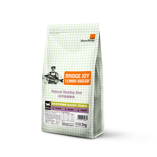 比瑞吉俱樂部全價成年期貓糧（皮毛優護）添加魚油