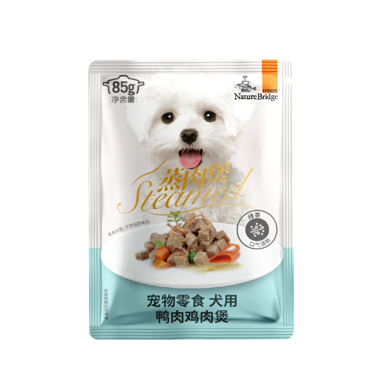 比瑞吉蒸肉煲寵物零食 犬用 鴨肉雞肉煲